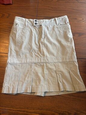 VTG Y2K American eagle corduroy pleated skirt utility retro size 8